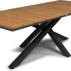 Tierra Outdoor Eettafel Orion Naturel 220 X 100 X 75 Cm