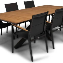 Tierra Outdoor Eettafel Orion Naturel 220 X 100 X 75 Cm -Madison Sales Store 8719638365871 4