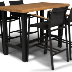 Tierra Outdoor Barstoel Ada Textileen Antraciet -Madison Sales Store 8719638366434 6