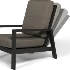 Tierra Outdoor Loungestoel Queens Aluminium Antraciet