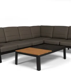 Tierra Outdoor Loungetafel Queens Aluminium Antraciet 140 X 85 X 40 Cm -Madison Sales Store 8719638367141 2 4