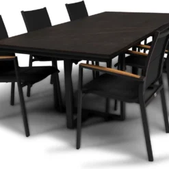 Tierra Outdoor Eettafel Nida Kelya Antraciet 220 X 100 X 75 Cm -Madison Sales Store 8719638367264 3