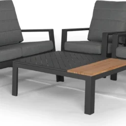 Tierra Outdoor Loungetafel Queens Aluminium Antraciet 110 X 80 X 40 Cm 10 Tierra Outdoor Loungetafel Queens Aluminium Antraciet 110 X 80 X 40 Cm -Madison Sales Store 8719638368599 4