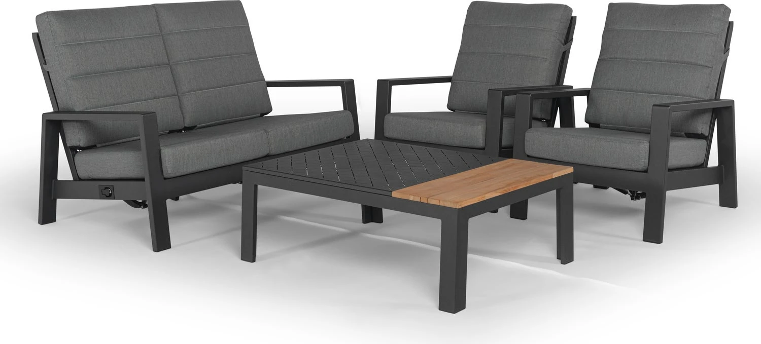 Tierra Outdoor Loungetafel Queens Aluminium Antraciet 110 X 80 X 40 Cm 6 Tierra Outdoor Loungetafel Queens Aluminium Antraciet 110 X 80 X 40 Cm - Afbeelding 4