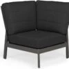 Tierra Outdoor Hoekstuk Queens Aluminium Zwart -Madison Sales Store 8719638369756 0
