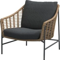 4Seasons Outdoor Loungestoel Timor Wicker Naturel