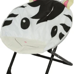 Outdoor Living By Decoris Klapstoel Zebra Zwart / Wit