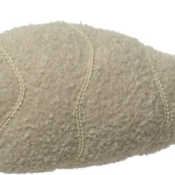 Decoris Sierkussen Vis Crème 40 X 17 X 3 Cm