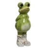 Decoris Tuinbeeld Kikker Groen 14 X 16 X 39 Cm