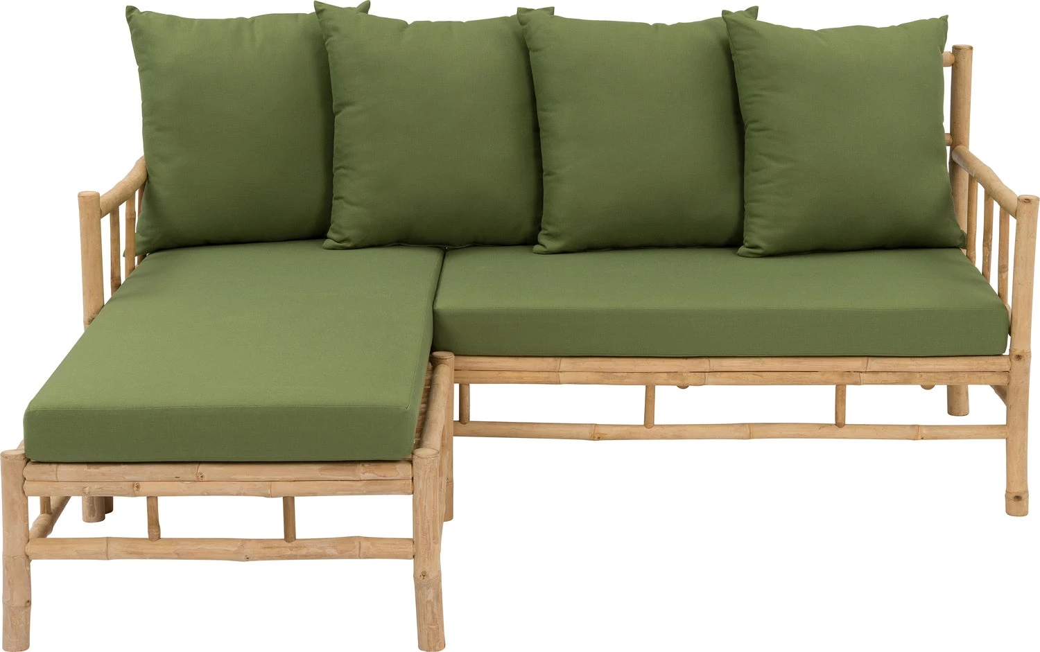 Intratuin 3-zits Loungebank Fleur Bamboe 5 Intratuin 3-zits Loungebank Fleur Bamboe - Afbeelding 3