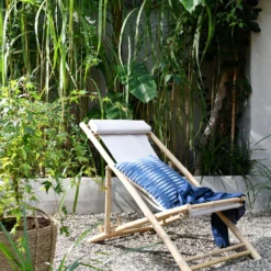 Intratuin Verstelbare Strandstoel Crème -Madison Sales Store 8720196019021 5