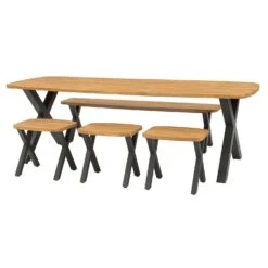 Intratuin Eettafel Sterre 240 X 95 X 76 Cm 11 Intratuin Eettafel Sterre 240 X 95 X 76 Cm -Madison Sales Store 8720196020874 4 1