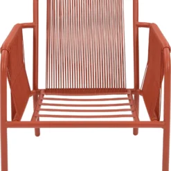 Intratuin Loungestoel Siri Wicker Terracotta 8 Intratuin Loungestoel Siri Wicker Terracotta -Madison Sales Store 8720196020997 3