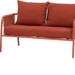 Intratuin Loungestoel Siri Wicker Terracotta 9 Intratuin Loungestoel Siri Wicker Terracotta -Madison Sales Store 8720196020997 4