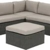 Intratuin 4-zits Loungeset Donau Wicker Grijs -Madison Sales Store 8720196027668