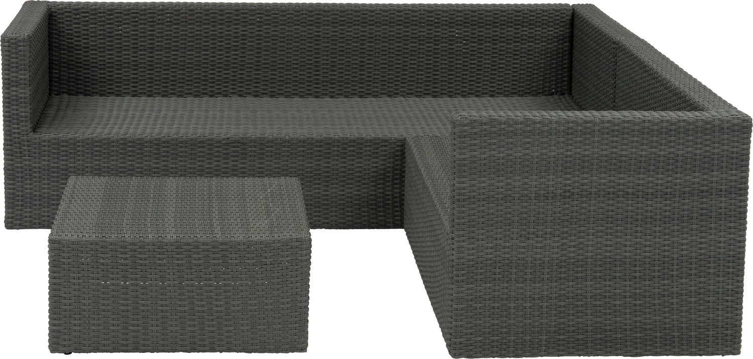 Intratuin 4-zits Loungeset Donau Wicker Grijs 6 Intratuin 4-zits Loungeset Donau Wicker Grijs - Afbeelding 4