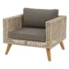 Intratuin Loungestoel Vitoria Wicker -Madison Sales Store 8720196027781