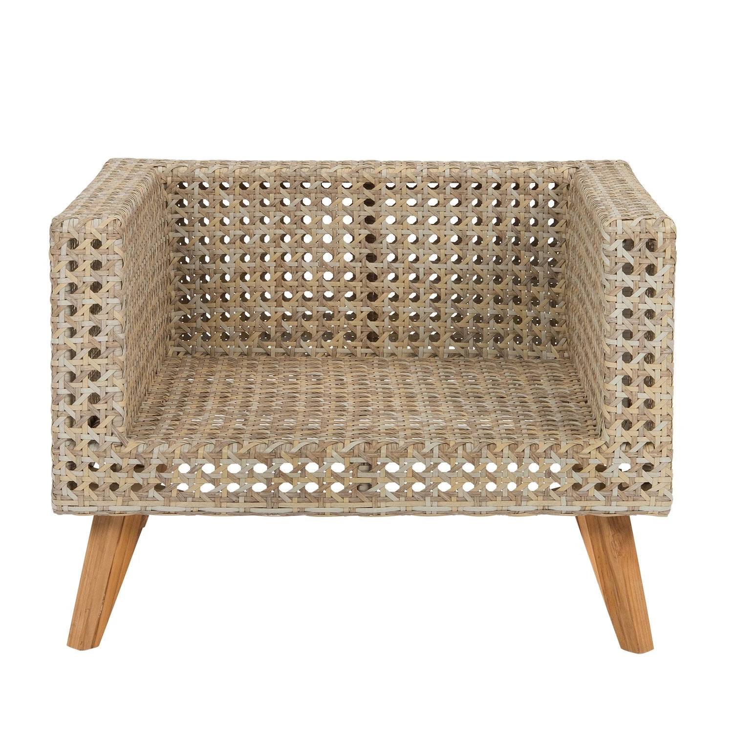 Intratuin Loungestoel Vitoria Wicker 5 Intratuin Loungestoel Vitoria Wicker - Afbeelding 3