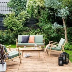 Intratuin Loungestoel Narvik Acaciahout -Madison Sales Store 8720196042227 6 1