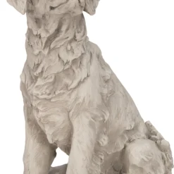 Intratuin Tuinbeeld Hond Grijs 38 X 26,5 X 47,5 Cm