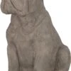 Intratuin Tuinbeeld Hond Zittend Grijs 48 X 30 X 55 Cm -Madison Sales Store 8720196115402 0 1
