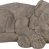 Intratuin Tuinbeeld Puppy Slapend Grijs 34 X 26 X 15,5 Cm -Madison Sales Store 8720196115440 0 1