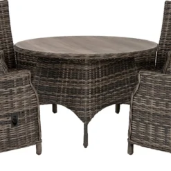 Intratuin Verstelbare Loungestoel Lima Wicker Grijs 13 Intratuin Verstelbare Loungestoel Lima Wicker Grijs -Madison Sales Store 8720196116898 3 1