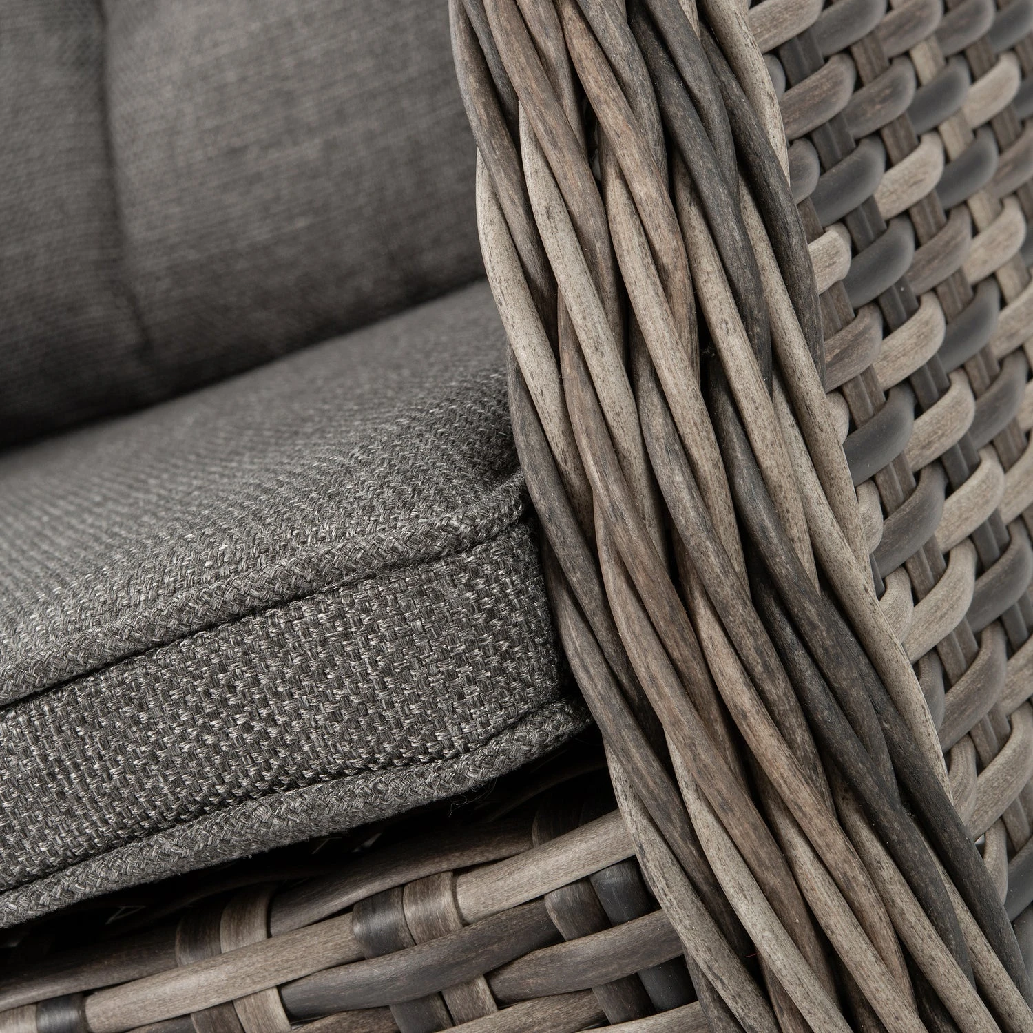 Intratuin Verstelbare Loungestoel Lima Wicker Grijs 6 Intratuin Verstelbare Loungestoel Lima Wicker Grijs - Afbeelding 4