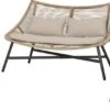 Intratuin 4-zits Loungeset Saar Wicker Naturel -Madison Sales Store 8720196117079