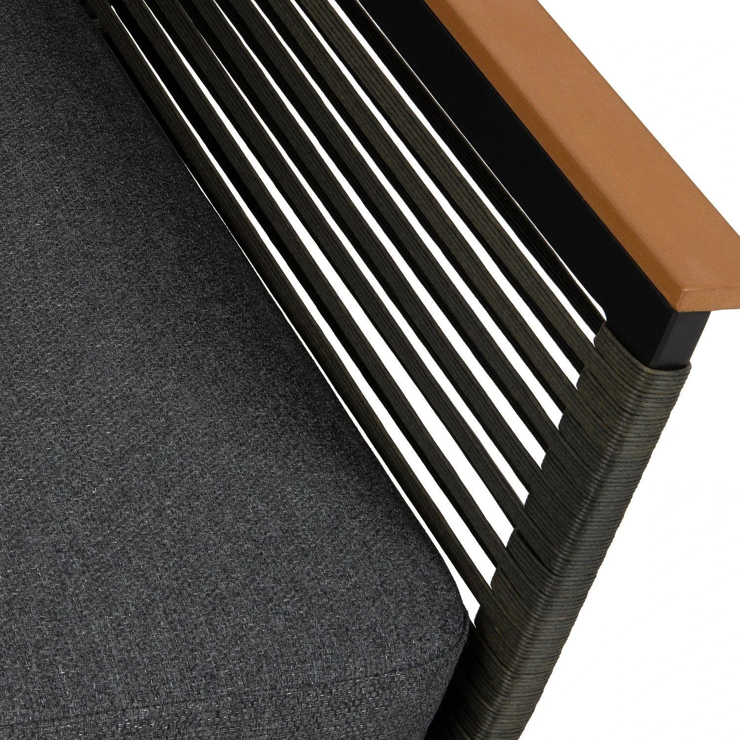 Intratuin 4-zits Loungeset Timon Aluminium Zwart 6 Intratuin 4-zits Loungeset Timon Aluminium Zwart - Afbeelding 4