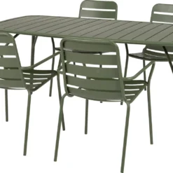 Intratuin Eettafel Olle Groen 162,8 X 90 X 73 Cm 10 Intratuin Eettafel Olle Groen 162,8 X 90 X 73 Cm -Madison Sales Store 8720196117383 4