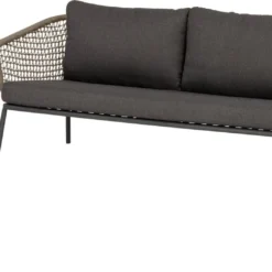 Intratuin 4-zits Loungeset Puck Staal Antraciet