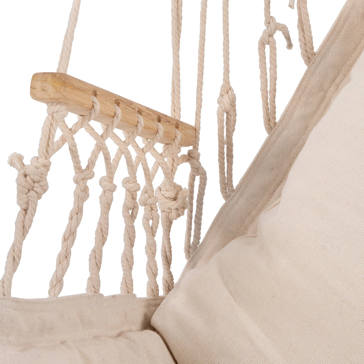 Intratuin Hangstoel Beige 4 Intratuin Hangstoel Beige - Afbeelding 2