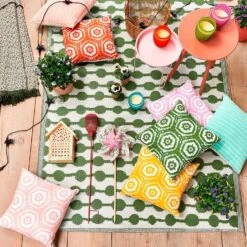 Intratuin sierkussen Jaipur paars 45 x 45 x cm 5 Intratuin sierkussen Jaipur paars 45 x 45 x cm -Madison Sales Store 8720196174003 1