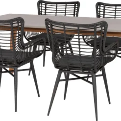 Intratuin Eettafelstoel Hanna Zwart 11 Intratuin Eettafelstoel Hanna Zwart -Madison Sales Store 8720196181506 5