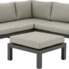 Intratuin 4-zits Loungeset Nola Aluminium Grijs -Madison Sales Store 8720196182824
