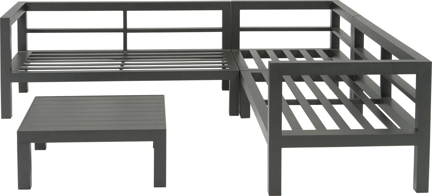 Intratuin 4-zits Loungeset Nola Aluminium Grijs 7 Intratuin 4-zits Loungeset Nola Aluminium Grijs - Afbeelding 5