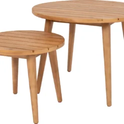 Intratuin Loungetafel Komodo Acaciahout Naturel 40 X 40 X 45 Cm -Madison Sales Store 8720196183418 3