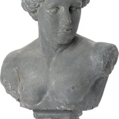 Intratuin Tuinbeeld Vrouw Luca Grijs 44 X 26 X 70 Cm