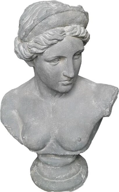 Intratuin Tuinbeeld Vrouw Luca Grijs 44 X 26 X 70 Cm 4 Intratuin Tuinbeeld Vrouw Luca Grijs 44 X 26 X 70 Cm - Afbeelding 2