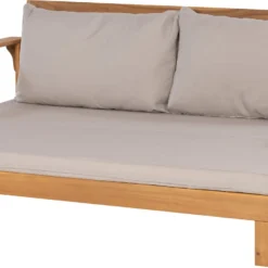 Intratuin Daybed / Loungebank Lazy Teakwash Grijs 73 / 133 X 180 X 75 Cm -Madison Sales Store 8720196328895 5