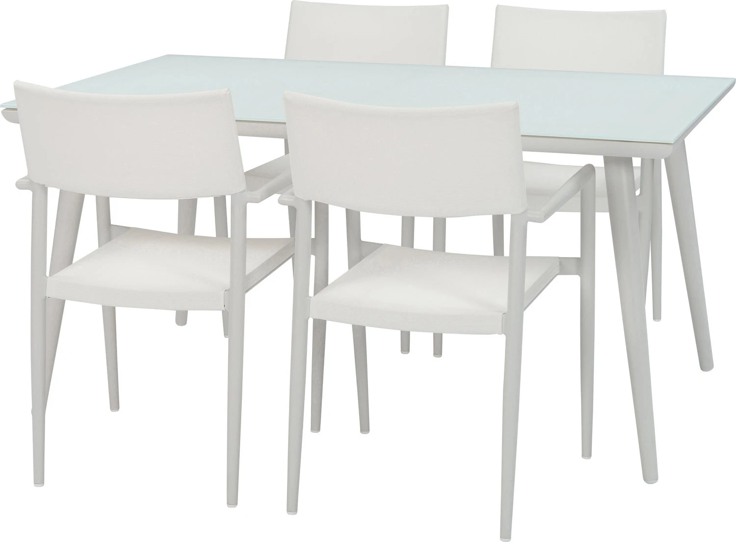 Intratuin Eettafel Cas Wit 152 X 90 X 74,5 Cm 6 Intratuin Eettafel Cas Wit 152 X 90 X 74,5 Cm - Afbeelding 4