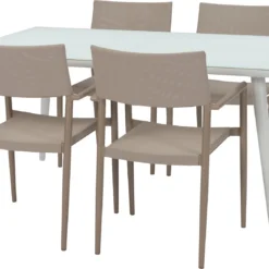 Intratuin Eettafel Cas Wit 152 X 90 X 74,5 Cm 13 Intratuin Eettafel Cas Wit 152 X 90 X 74,5 Cm -Madison Sales Store 8720196329557 5