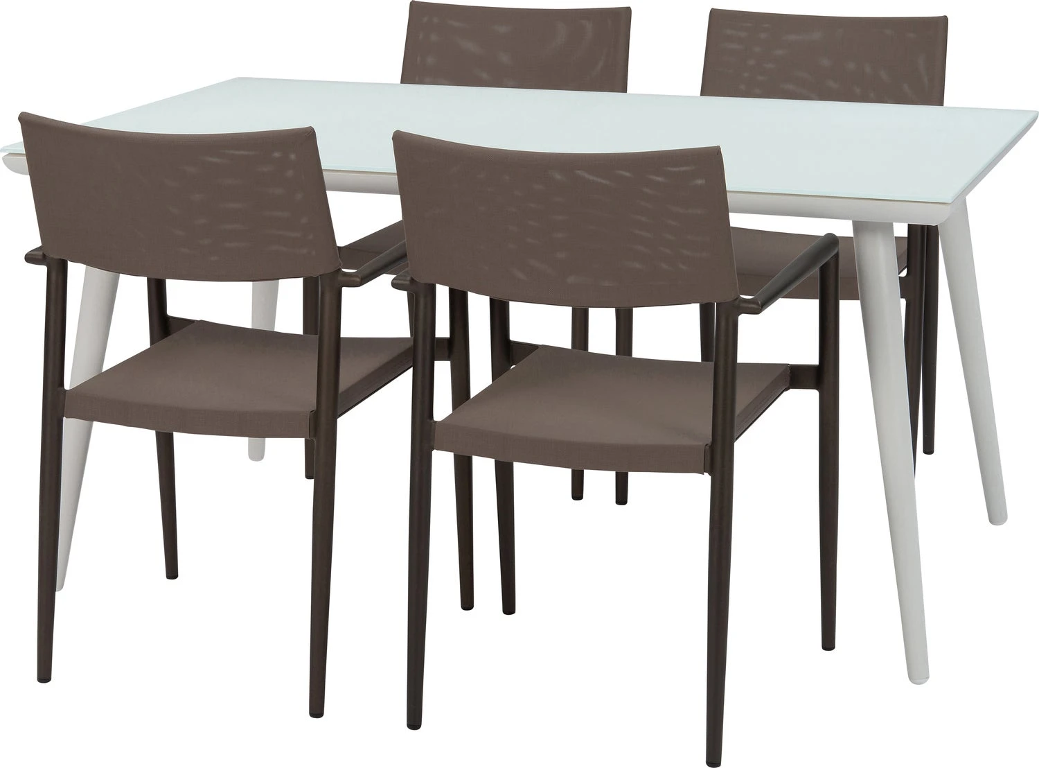 Intratuin Eettafel Cas Wit 152 X 90 X 74,5 Cm 8 Intratuin Eettafel Cas Wit 152 X 90 X 74,5 Cm - Afbeelding 6