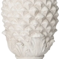 Intratuin Tuinbeeld Pijnappel Tjeerd Crème / Grijs 25 X 25 X 50 Cm