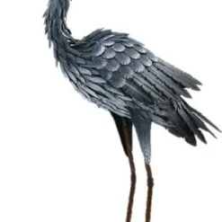 Intratuin Tuinbeeld Reiger Grijs 50 X 21 X 87 Cm