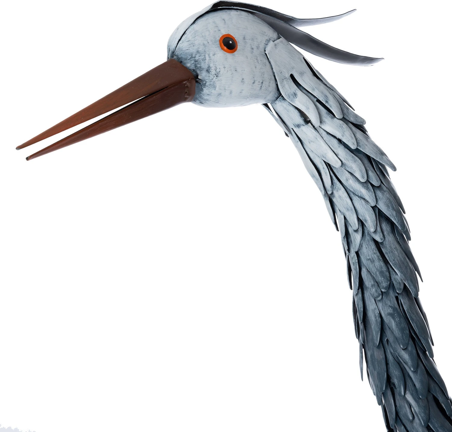 Intratuin Tuinbeeld Reiger Grijs 50 X 21 X 87 Cm 4 Intratuin Tuinbeeld Reiger Grijs 50 X 21 X 87 Cm - Afbeelding 2