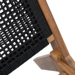 Intratuin Loungestoel Coco Zwart Acaciahout -Madison Sales Store 8720196356515 3