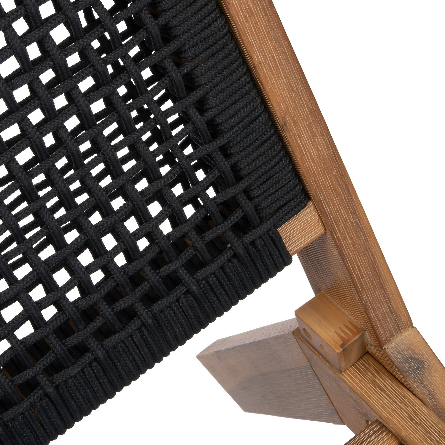 Intratuin 2-zits Loungebank Coco Zwart Acaciahout 5 Intratuin 2-zits Loungebank Coco Zwart Acaciahout - Afbeelding 3