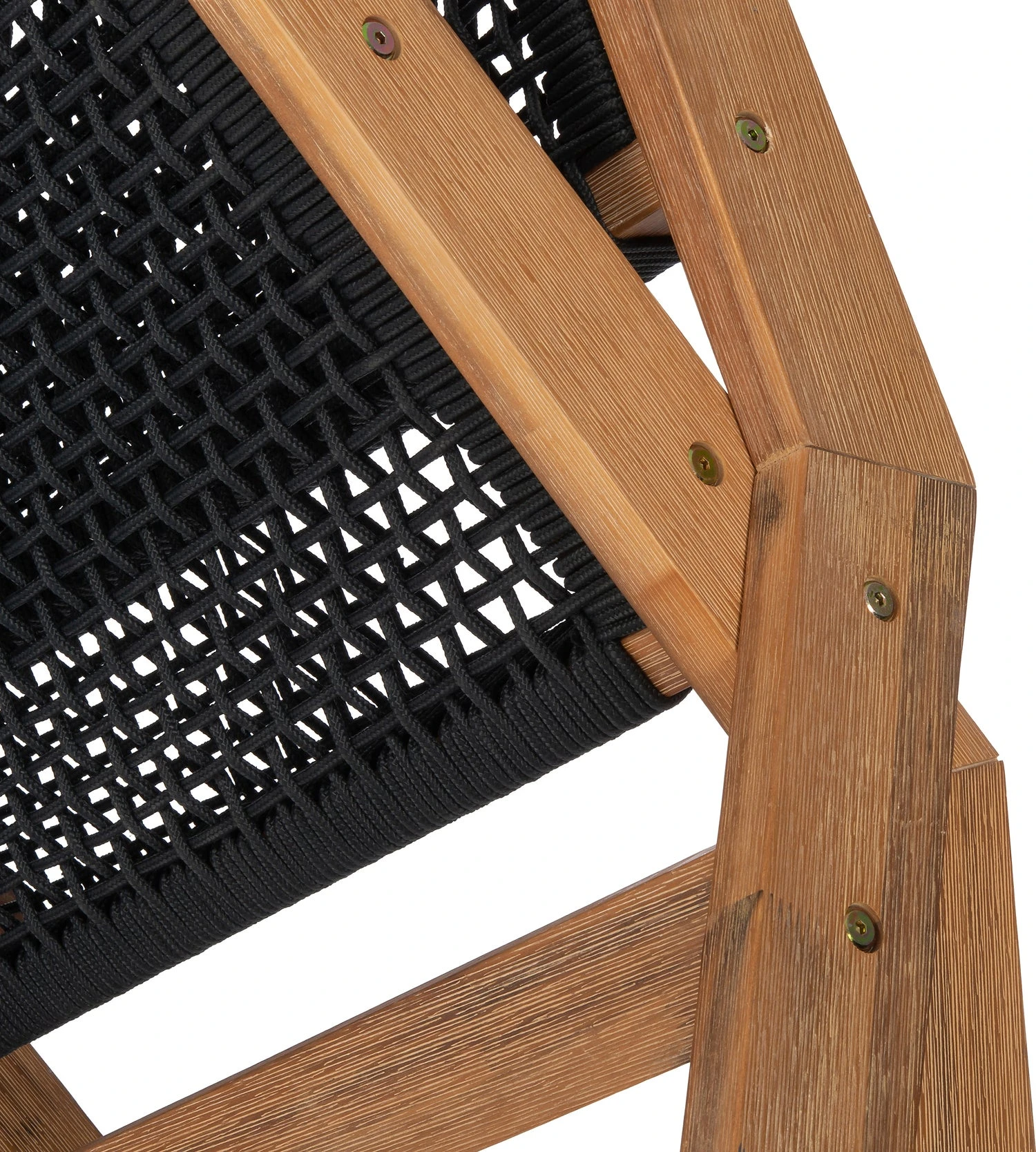 Intratuin 2-zits Loungebank Coco Zwart Acaciahout 6 Intratuin 2-zits Loungebank Coco Zwart Acaciahout - Afbeelding 4